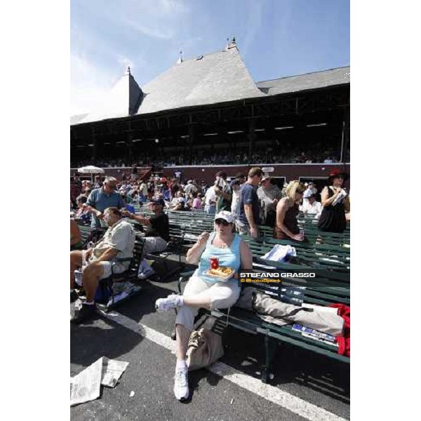 racegoers at Saratoga racetrack Saratoga, 23rd august 2008 ph. Stefano Grasso