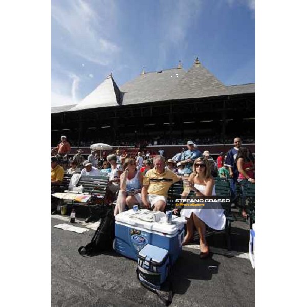 racegoers at Saratoga racetrack Saratoga, 23rd august 2008 ph. Stefano Grasso