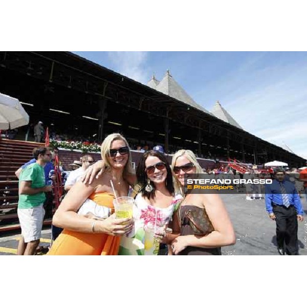 racegoers at Saratoga racetrack Saratoga, 23rd august 2008 ph. Stefano Grasso