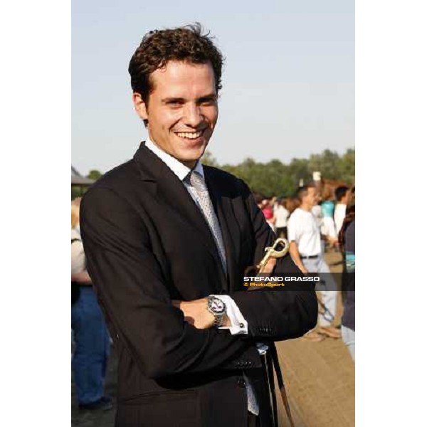 Matteo Cumani pictured at Saratoga racetrack Saratoga, 22nd august 2008 ph. Stefano Grasso