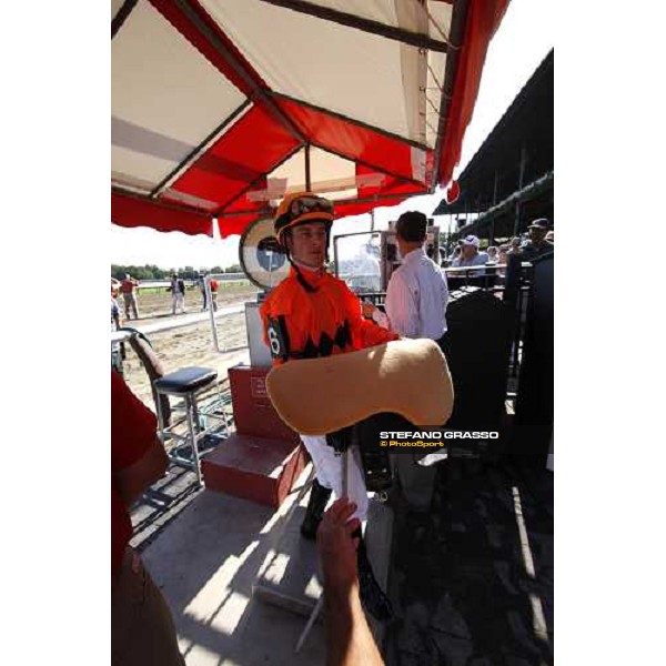 Julien R. Leparoux at Saratoga racetrack Saratoga, 22nd august 2008 ph. Stefano Grasso