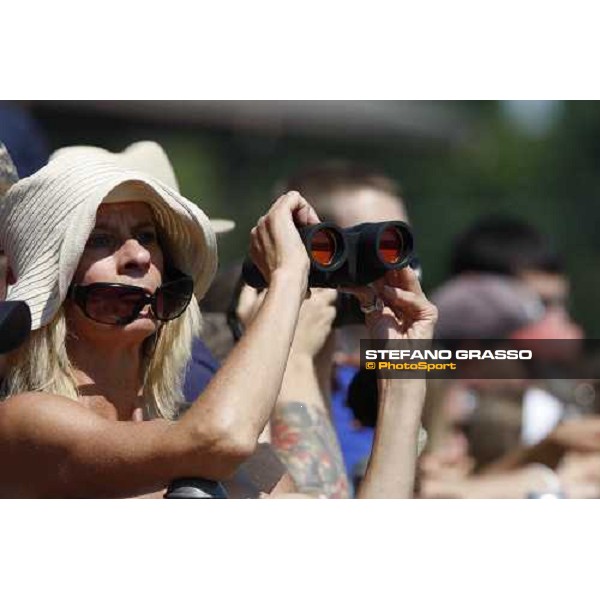 racegoers at Saratoga racetrack Saratoga, 22nd august 2008 ph. Stefano Grasso