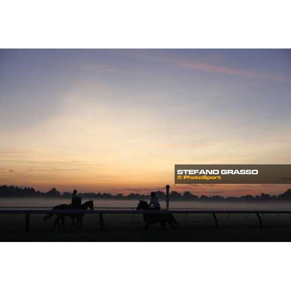 morning worksout at Oklahoma training track Saratoga, 23rd august 2008 ph. Stefano Grasso