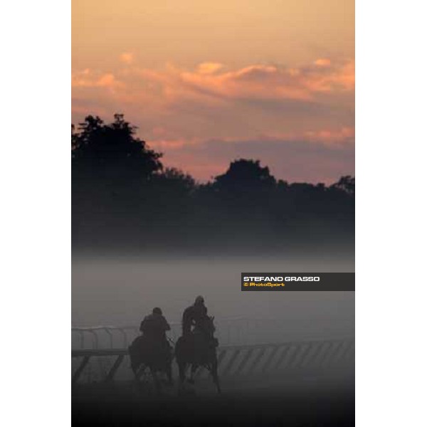 morning worksout at Oklahoma training track Saratoga, 23rd august 2008 ph. Stefano Grasso