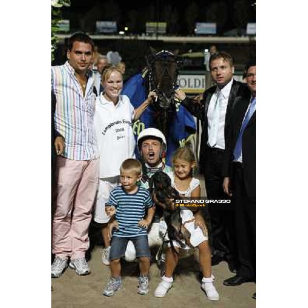 giving prize for Enrico Bellei and Ghiaccio del Nord connection after winning the Campionato Europeo Cesena, 6th september 2008 ph. Stefano Grasso