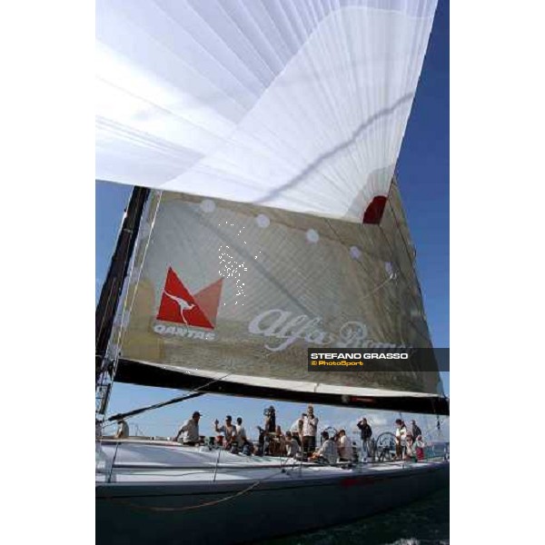 \'Alfa Romeo on training in the Gulf of Triest Triest oct. 10 2003-ph.Stefano Grasso\' 
