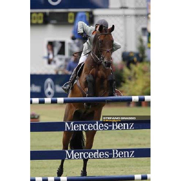 Meredith Michaels -Beerbaum with Shutterfly winner of the italian Global Champions Tour leg Arezzo, 13th sept. 2008 ph. Stefano Grasso