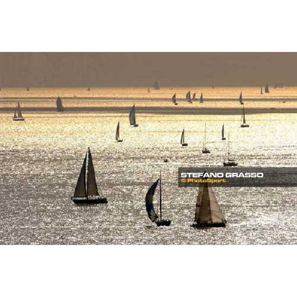 \'warm-up Barcolana on sat. afternoon Triest oct. 11 2003-ph.Stefano Grasso\' 
