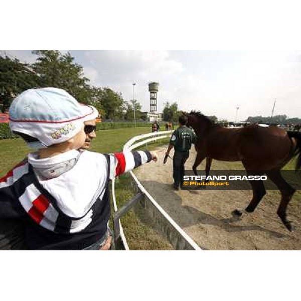 Dario Vargiu with his son Matteo at the Selected Yearlings Sales Settimo Milanese, 19th sept. 2008 ph. Stefano Grasso