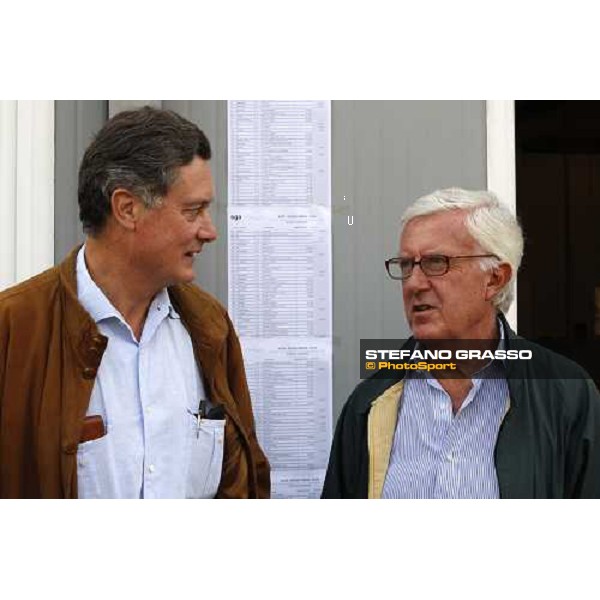 Annibale Brivio Sforza and Cesare Brivio Sforza at the Selected Yearlings Sales Settimo Milanese, 19-20th sept. 2008 ph. Stefano Grasso