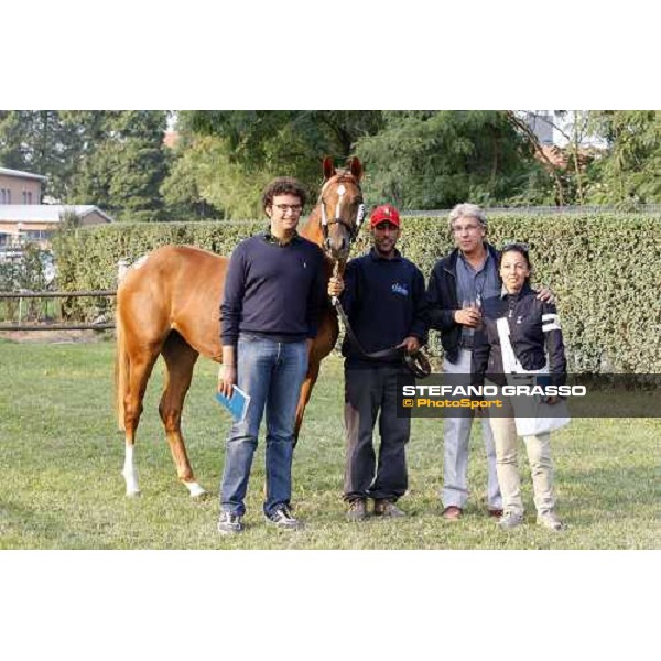 Jacopo and Roberto Brischetto consignors of N. fs Ekraar and Pauletta Jodler at the Selected Yearlings Sales Settimo Milanese, 19-20th sept. 2008 ph. Stefano Grasso