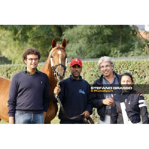 Jacopo and Roberto Brischetto consignors of N. fs Ekraar and Pauletta Jodler at the Selected Yearlings Sales Settimo Milanese, 19-20th sept. 2008 ph. Stefano Grasso