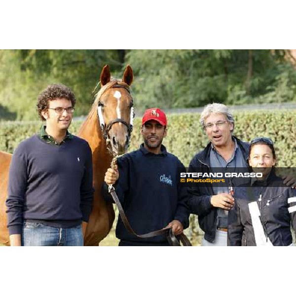 Jacopo and Roberto Brischetto consignors of N. fs Ekraar and Pauletta Jodler at the Selected Yearlings Sales Settimo Milanese, 19-20th sept. 2008 ph. Stefano Grasso