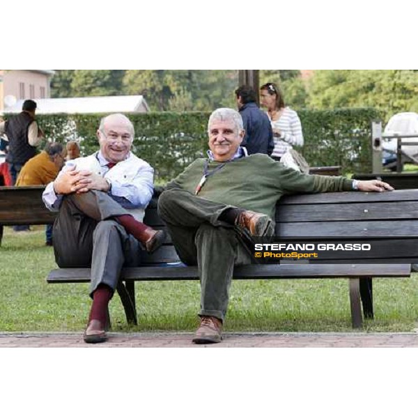 Mario Sivieri and Stefano Berardelli at the Selected Yearlings Sales Settimo Milanese, 19-20th sept. 2008 ph. Stefano Grasso