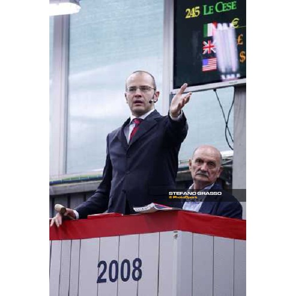 Luca Galbiati and Arturo Brambilla at the Selected Yearlings Sales Settimo Milanese, 19-20th sept. 2008 ph. Stefano Grasso