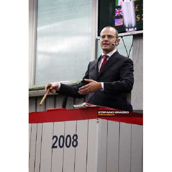 Luca Galbiati at the Selected Yearlings Sales Settimo Milanese, 19-20th sept. 2008 ph. Stefano Grasso