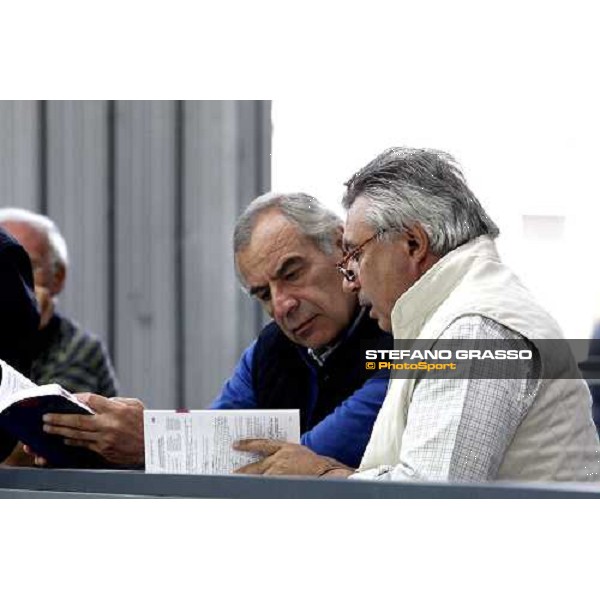 Giuseppe and Alduino Botti at the Selected Yearlings Sales Settimo Milanese, 19-20th sept. 2008 ph. Stefano Grasso