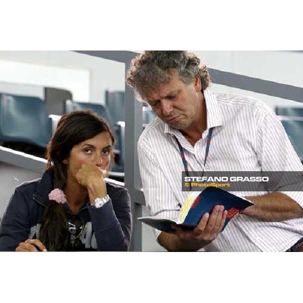 Laura Grizzetti and Valfredo Valiani at the Selected Yearlings Sales Settimo Milanese, 19-20th sept. 2008 ph. Stefano Grasso