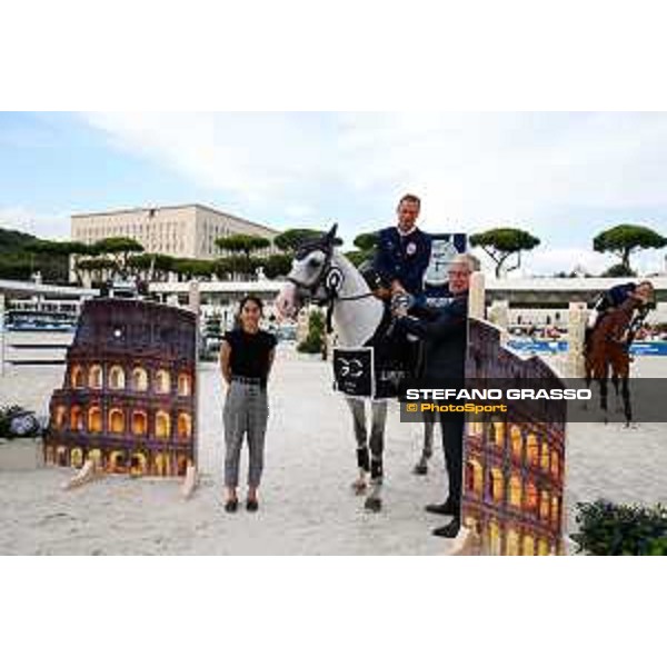 LGCT of Rome - Class 7 - Prize giving ceremony - Christian Ahlmann (GER) on Caribis Z - Rome, Stadio dei Marmi, 7 September 2018 - ph.Stefano Grasso/LGCT