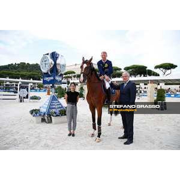 LGCT of Rome - Class 7 - Prize giving ceremony - Christian Ahlmann (GER) on Caribis Z - Rome, Stadio dei Marmi, 7 September 2018 - ph.Stefano Grasso/LGCT
