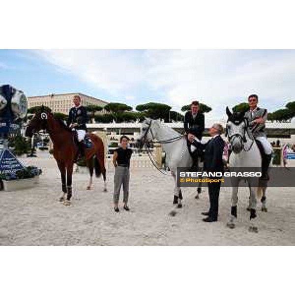 LGCT of Rome - Class 7 - Prize giving ceremony - Christian Ahlmann (GER) on Caribis Z - Rome, Stadio dei Marmi, 7 September 2018 - ph.Stefano Grasso/LGCT