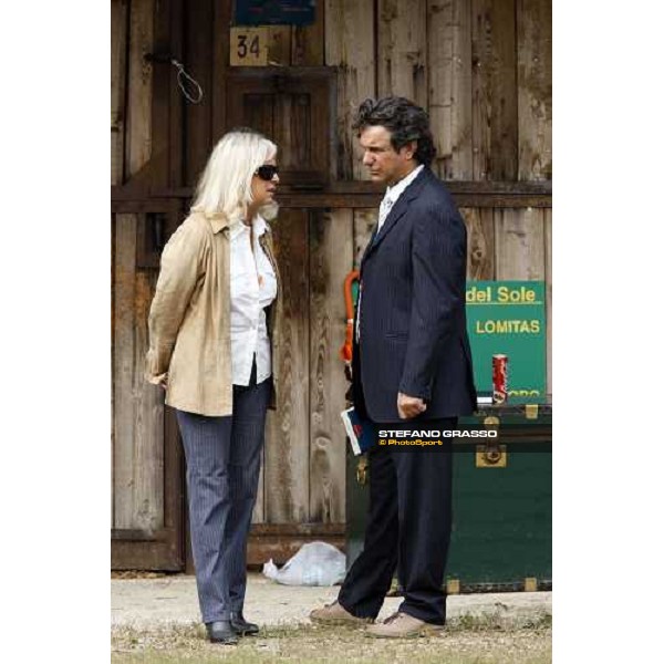 Isabella Asti Bezzera and Bruno Grizzetti at the Selected Yearlings Sales Settimo Milanese, 19-20th sept. 2008 ph. Stefano Grasso