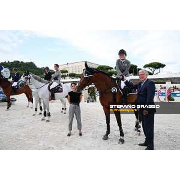 LGCT of Rome - Class 7 - Prize giving ceremony - Christian Ahlmann (GER) on Caribis Z - Rome, Stadio dei Marmi, 7 September 2018 - ph.Stefano Grasso/LGCT
