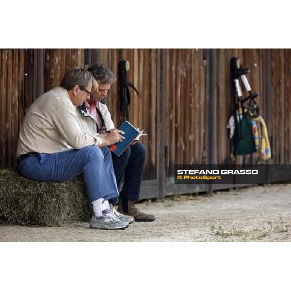 Anthony Stroud and Valfredo Valiani Renzetti at the Selected Yearlings Sales Settimo Milanese, 19-20th sept. 2008 ph. Stefano Grasso
