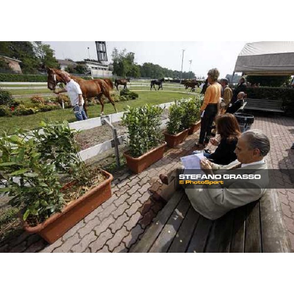 dott. Bruno Bardi owner of All. I Mandorli at the Selected Yearlings Sales Settimo Milanese, 19-20th sept. 2008 ph. Stefano Grasso