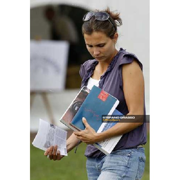 Tina Rau at the Selected Yearlings Sales Settimo Milanese, 19-20th sept. 2008 ph. Stefano Grasso