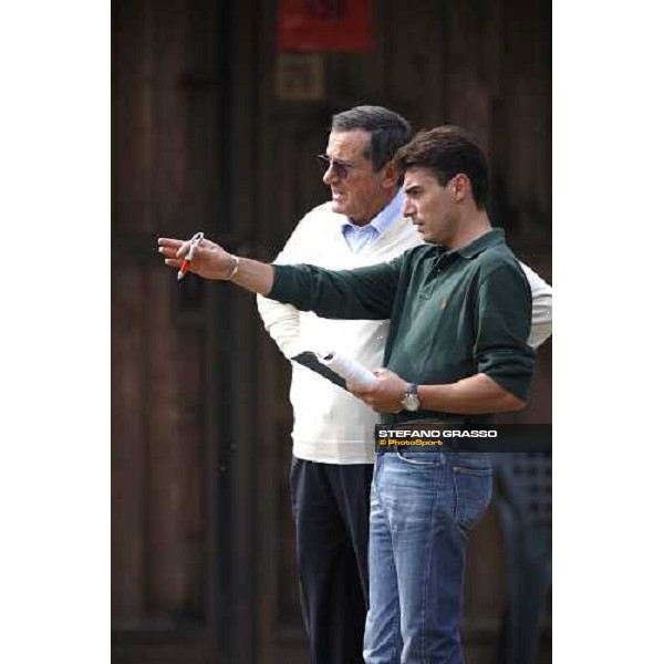 Luciano Salice and Endo Botti at the Selected Yearlings Sales Settimo Milanese, 19-20th sept. 2008 ph. Stefano Grasso