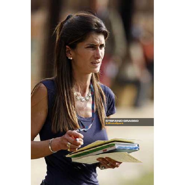 Cristiana Brivio Sforza at the Selected Yearlings Sales Settimo Milanese, 19-20th sept. 2008 ph. Stefano Grasso