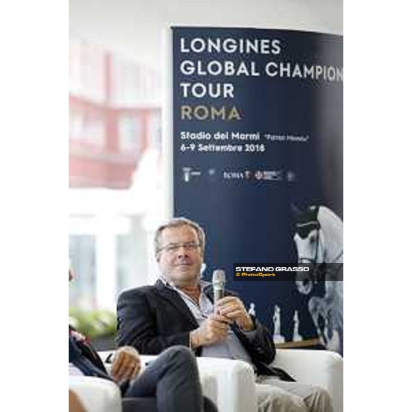 LGCT of Rome - Opening press conference -Marco Danese (LGCT Sport director) Rome, Stadio dei Marmi - 04 September 2018 ph. Stefano Grasso/LGCT