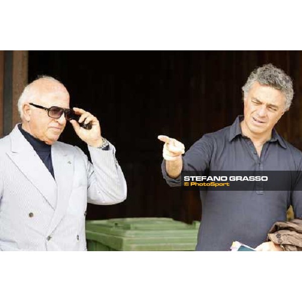 Andrea and Sergio Scarpellini at the Selected Yearlings Sales Settimo Milanese, 19-20th sept. 2008 ph. Stefano Grasso