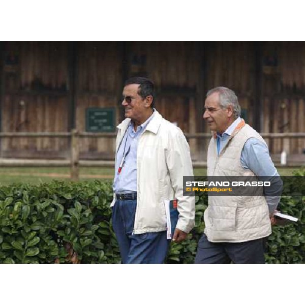 Luciano Ssalice and Alduino Botti at the Selected Yearlings Sales Settimo Milanese, 19-20th sept. 2008 ph. Stefano Grasso