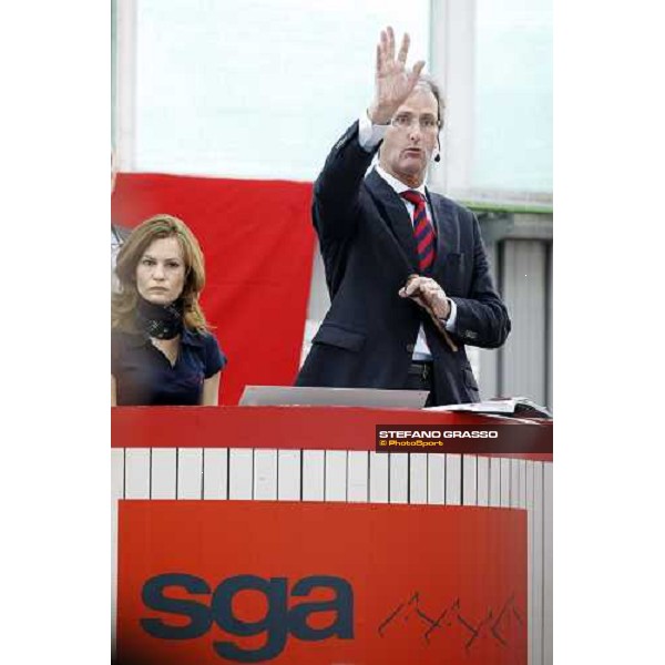 John O\' Kelly at the Selected Yearlings Sales Settimo Milanese, 19-20th sept. 2008 ph. Stefano Grasso