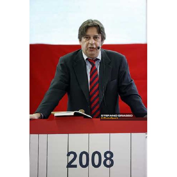 Franco Raimondi at the Selected Yearlings Sales Settimo Milanese, 19-20th sept. 2008 ph. Stefano Grasso