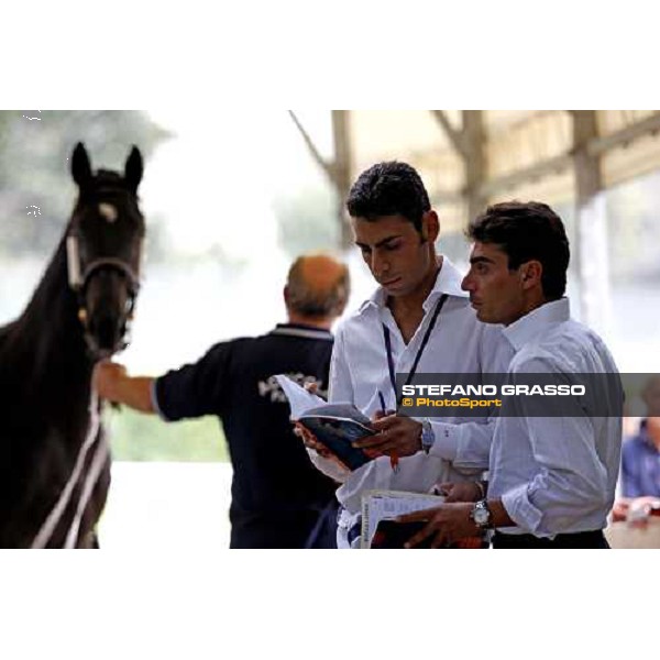 Alessandro and Endo Botti at the Selected Yearlings Sales Settimo Milanese, 19-20th sept. 2008 ph. Stefano Grasso