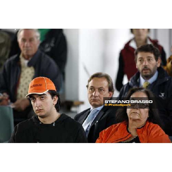 Alda Da Pelo and his son at the Selected Yearlings Sales Settimo Milanese, 19-20th sept. 2008 ph. Stefano Grasso