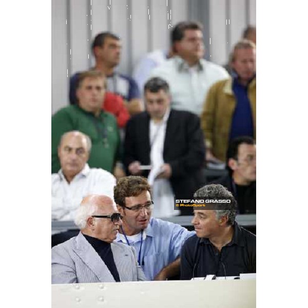 Sergio and Andrea Scarpellini with Fabrizio Camici at the Selected Yearlings Sales Settimo Milanese, 19-20th sept. 2008 ph. Stefano Grasso