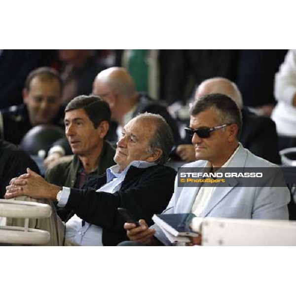 Giorgio Guglielmi di Vulci, Franco Polidori and Francesco Ruffo della Scaletta at the Selected Yearlings Sales Settimo Milanese, 19-20th sept. 2008 ph. Stefano Grasso