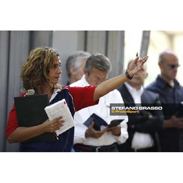 Barbara at the Selected Yearlings Sales Settimo Milanese, 19-20th sept. 2008 ph. Stefano Grasso