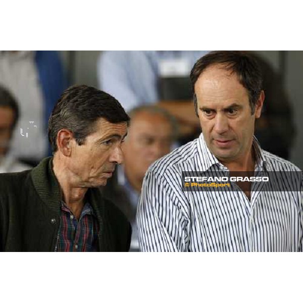Giorgio Gugliemi di Vulci and Stefano Meli at the Selected Yearlings Sales Settimo Milanese, 19-20th sept. 2008 ph. Stefano Grasso