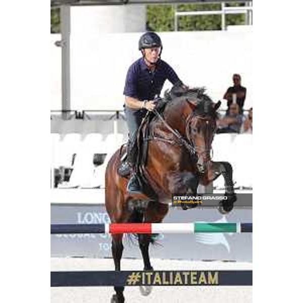 LGCT of Rome - Warm up - Rolf Goran Bengtsson (SWE) - Rome, Stadio dei Marmi, 6 September 2018 - ph.Stefano Grasso/LGCT
