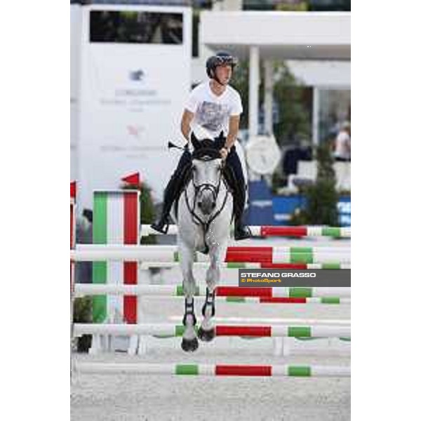 LGCT of Rome - Warm up - Bertram Allen (IRL) - Rome, Stadio dei Marmi, 6 September 2018 - ph.Stefano Grasso/LGCT