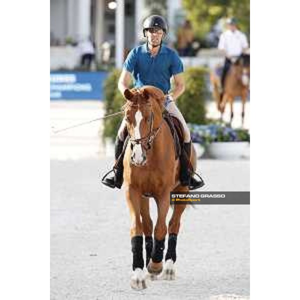 LGCT of Rome - Warm up - Simon Delestre (FRA) - Rome, Stadio dei Marmi, 6 September 2018 - ph.Stefano Grasso/LGCT