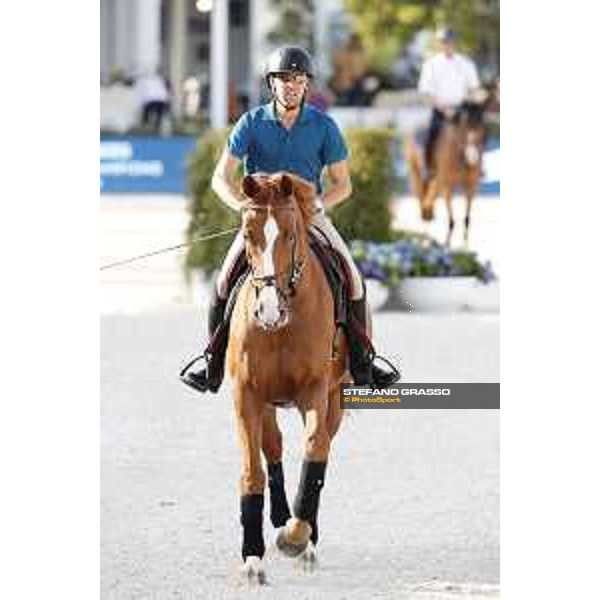 LGCT of Rome - Warm up - Simon Delestre (FRA) - Rome, Stadio dei Marmi, 6 September 2018 - ph.Stefano Grasso/LGCT