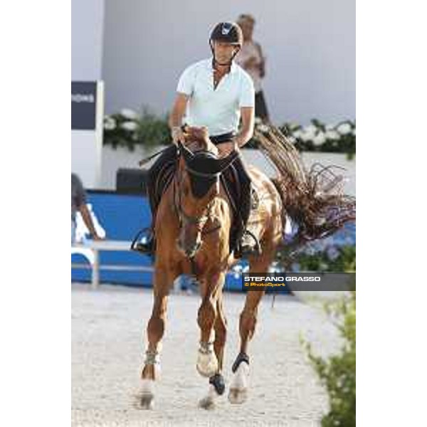 LGCT of Rome - Warm up - Eric Van Der Vleuten (NED) - Rome, Stadio dei Marmi, 6 September 2018 - ph.Stefano Grasso/LGCT