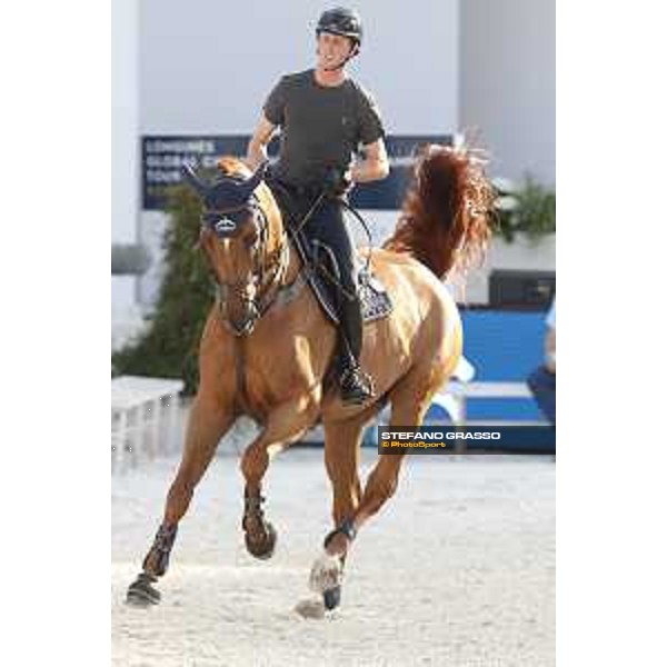 LGCT of Rome - Warm up - Ben Maher (GBR) - Rome, Stadio dei Marmi, 6 September 2018 - ph.Stefano Grasso/LGCT
