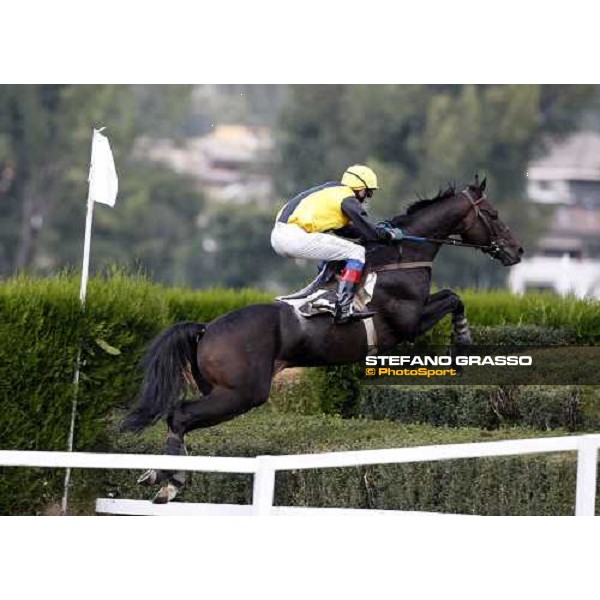 Raffaele Romano on Fatal Mac wins the 64¡ Premio delle Nazioni - Mem. M.Rocca Merano Maia, 26th sept. 2008 ph. Stefano Grasso